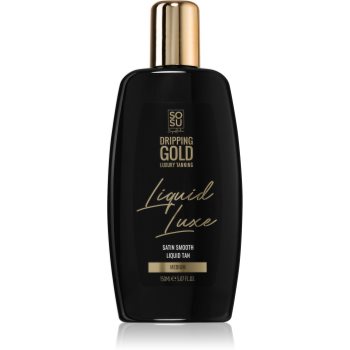 Dripping Gold Luxury Tanning Liquid Luxe apa de auto-bronzare pentru corp - imagine 2